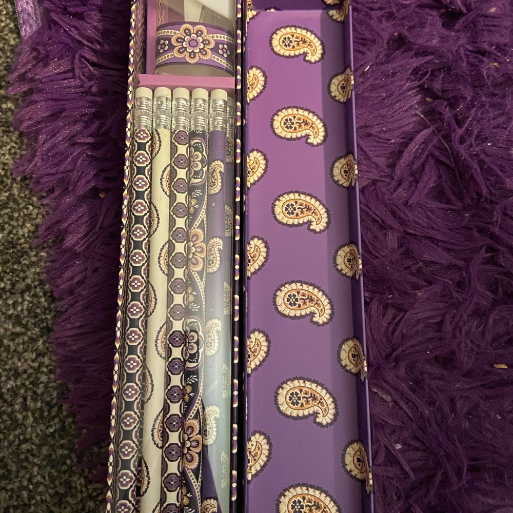 New Vera Bradley Pencil Set